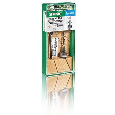 Bohrsenker Set SPAX®, 1x Holzbohrer 4mm, 1x Senker 6,5mm, 1 x Innensechskantschlüssel
