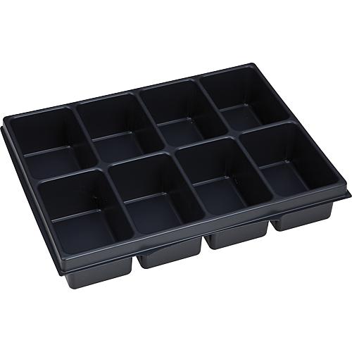 Kleinteileeinsatz, 8 Mulden, passend für i-BOXX® 72 H3 und Schublade 72