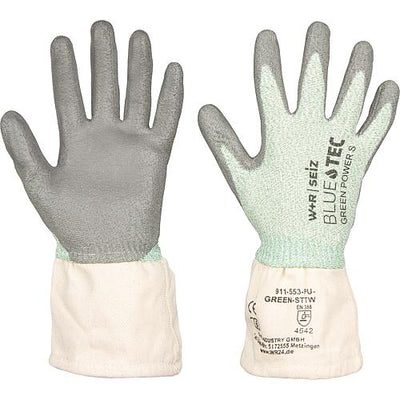 Schnittschutzhandschuhe GREEN POWER TWILL