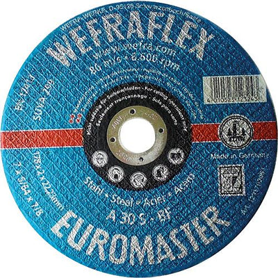 Trennscheibe Euromaster A 30 S/A 30 S IB, gerade, für Stahl, auch legiert, Blech, Guss