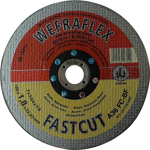 Trennscheibe Fastcut A 36 FC/A 46 FC, gerade, für Stahl, Edelstahl, Aluminium, speziell dünne Bleche, Rohre und Profile