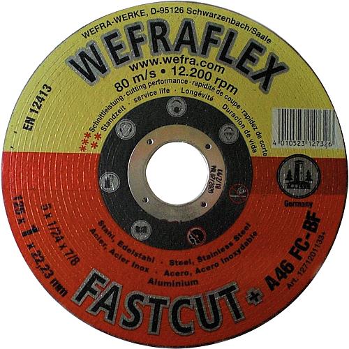 Trennscheibe Fastcut A 36 FC/A 46 FC, gerade, für Stahl, Edelstahl, Aluminium, speziell dünne Bleche, Rohre und Profile