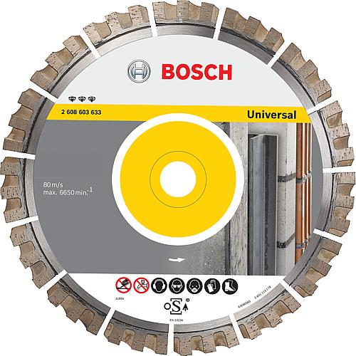 Diamant-Trennscheibe DIA-TS für Beton, armierten Beton, Dachziegel und Mauerwerk, Trockenschnitt