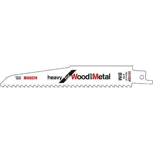 Säbelsägeblätter mit Universalschaft S610DF für Holz mit Metall
