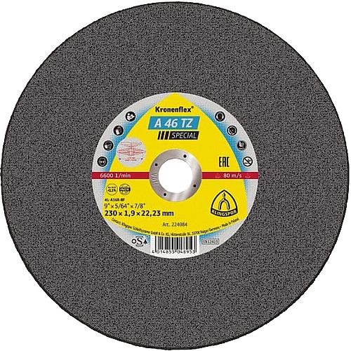 Trennscheibe Kronenflex® INOX A 46 TZ SPECIAL, gekröpft, für Edelstahl, Stahl