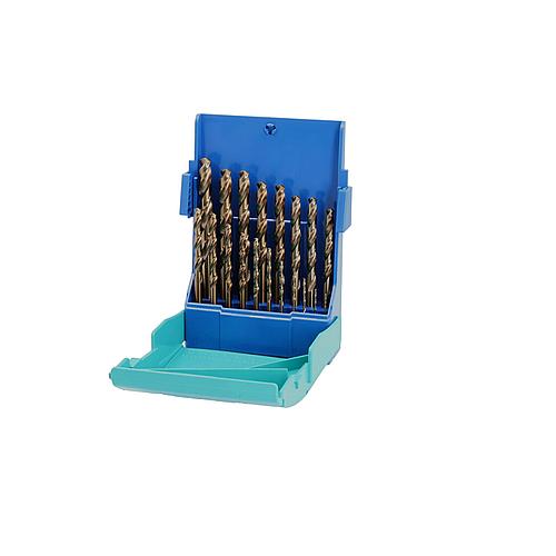 Edelstahlbohrer-Set HSS-CO DIN 388 RN, 19-teilig