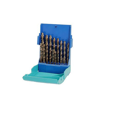 Edelstahlbohrer-Set HSS-CO DIN 388 RN, 19-teilig