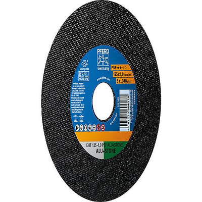 Trennscheibe PSF, gerade, für Aluminium, Titan, weitere NE-Metalle, Stein, Beton, Fliesen, Duroplaste, Faserverstärke, Duroplaste (GFK, CFK), Gusseisen