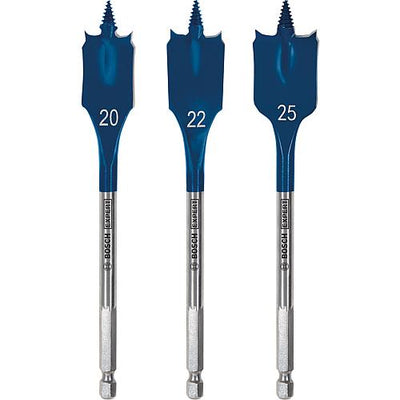 Flachfräsbohrer-Set EXPERT, 3-teilig