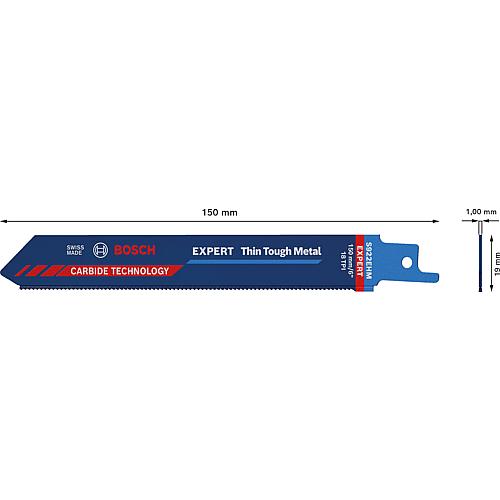 Säbelsägeblätter S922EHM für Edelstahl, CARBIDE TECHNOLOGY