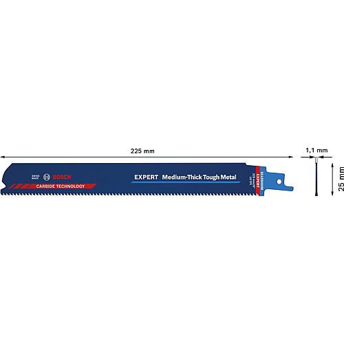 Säbelsägeblatt Expert S1155HHM für härteste Metalle, CARBIDE TECHNOLOGY