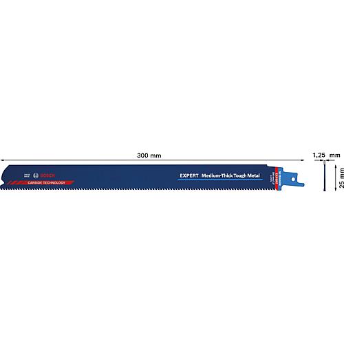 Säbelsägeblatt Expert S1255HHM für härteste Metalle, CARBIDE TECHNOLOGY