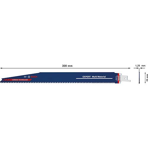 Säbelsägeblätter mit Universalschaft S1256XHM für Holz mit Metall, CARBIDE TECHNOLOGY