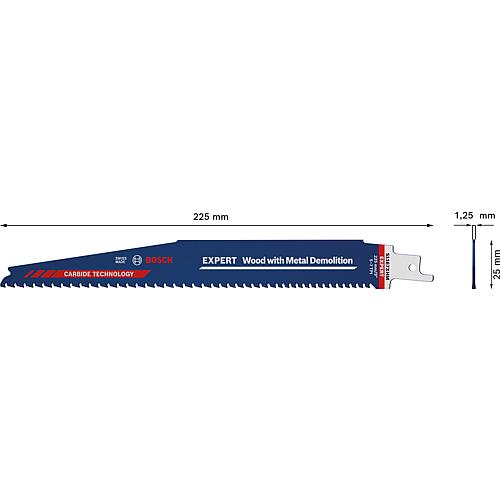 Säbelsägeblätter S1167XHM für Holz mit Metall, CARBIDE TECHNOLOGY