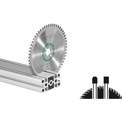 Kreissägeblatt für Aluminiumplatten und -profile sowie harte und faserverstärkte Kunststoffe