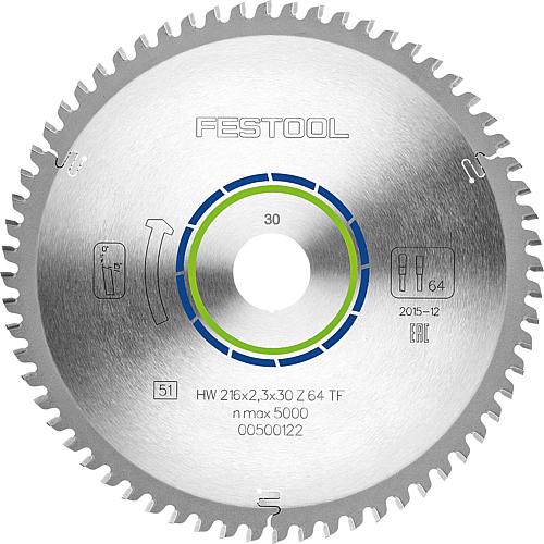 Kreissägeblatt für Aluminiumplatten und -profile sowie harte und faserverstärkte Kunststoffe