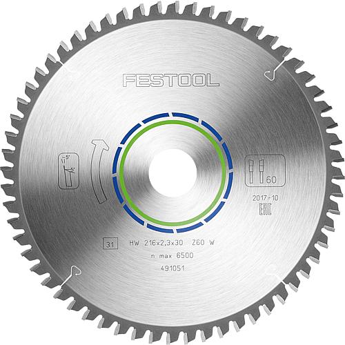 Kreissägeblatt für Aluminiumplatten und -profile, für harte und faserverstärkte Kunststoffe