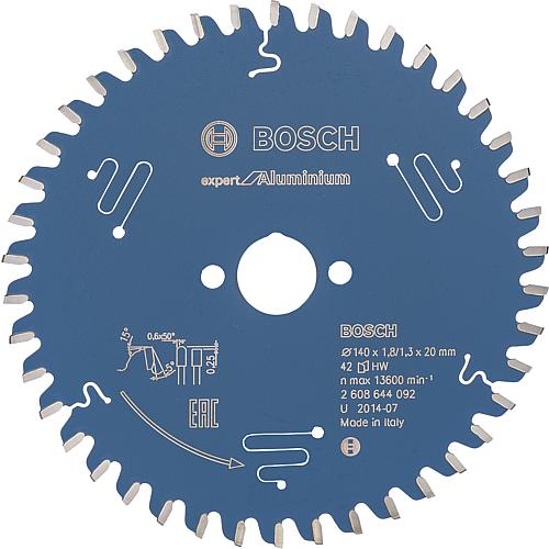 Kreissägeblatt für Aluminium, Epoxidharz, Holz und Sandwichpaneelen