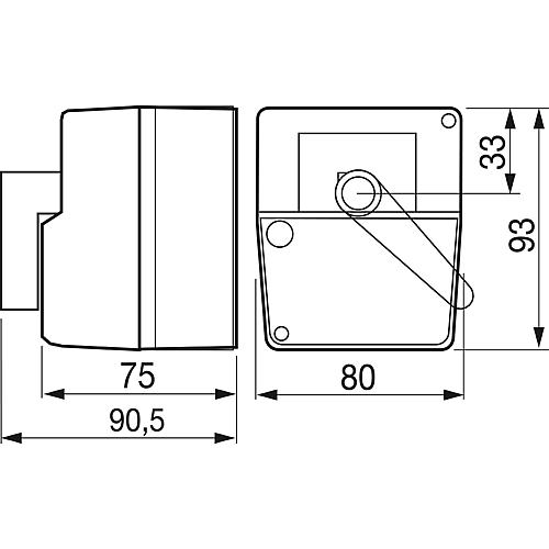 Mischermotor Belimo, Typ 5.24 für 3-Punkt-Regelungen