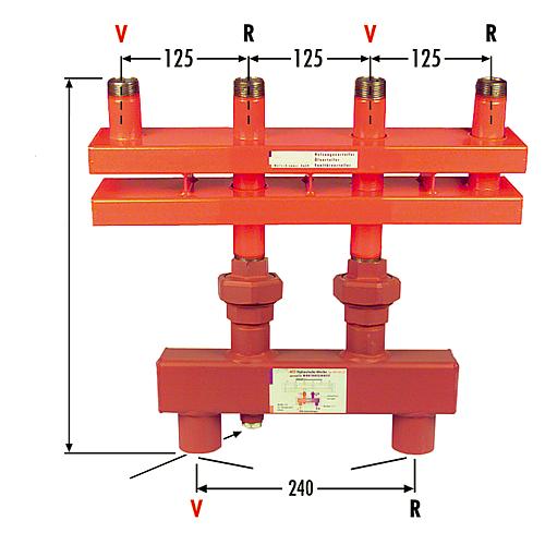 Hydraulische Weiche Typ WST 60-24 - 1¼"