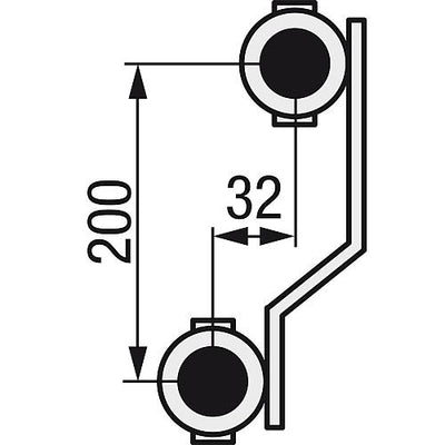 Heizkreisverteiler DN25 (1") Messing, Typ M 1