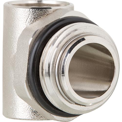 Endstück DN 25 (1") x DN 15 (1/2") x DN 15 (1/2")