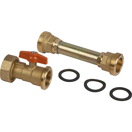 Einbaustrecke für Wärmezähler DN15 (1/2") + DN20 (3/4")