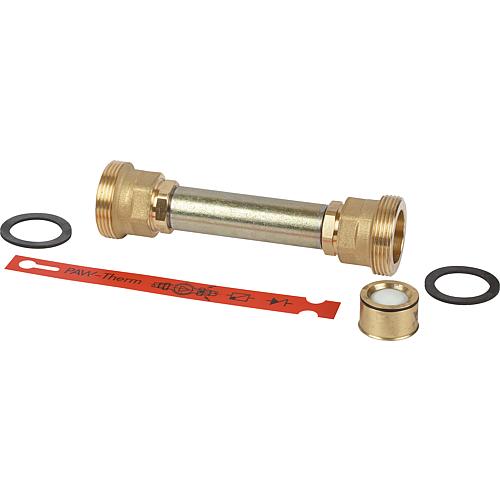 Einbaustrecke für Wärmezähler D N15 (1/2") + DN 20 (3/4")