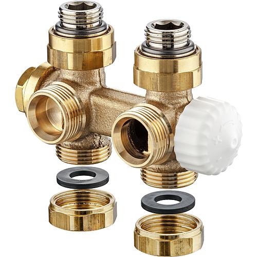 Multilux 4-Set Zweirohrbetrieb, Ausführung Thermostatkopf Halo