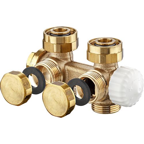 Multilux 4-Set Zweirohrbetrieb, Ausführung Thermostatkopf Halo
