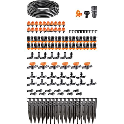 Tropfbewässerung Starter Set „Gemüsegarten“ für bis zu 50 Pflanzen