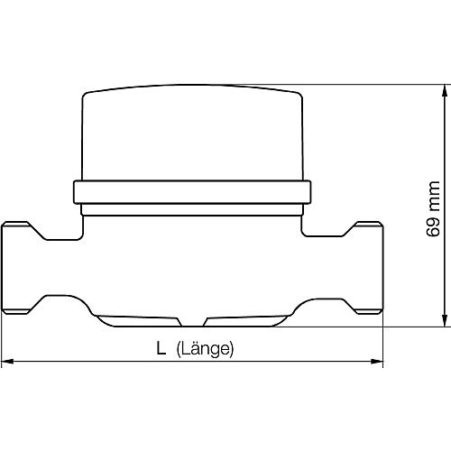 Aufputz-Wohnungswasserzähler-Modularis