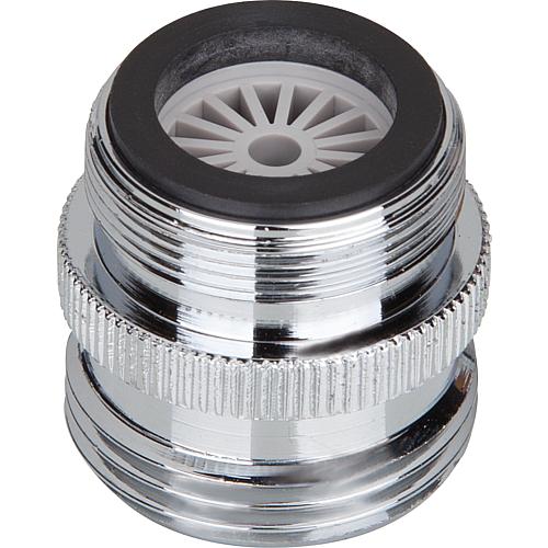 Reduzierstück mit Weichstrahler, AG M 24 x 1 auf DN 20 (3/4") AG