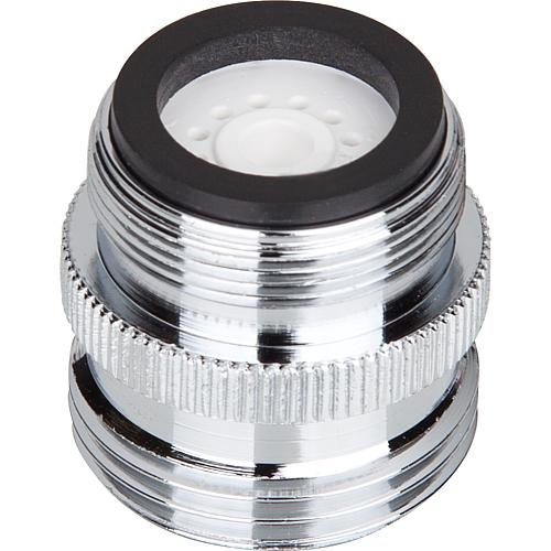 Reduzierstück mit Luftsprudler, AG M 24 x 1 auf DN 20 (3/4") AG