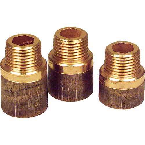Rotguss-Hahnverlängerungspaket DN 15 (1/2"), 180-teilig