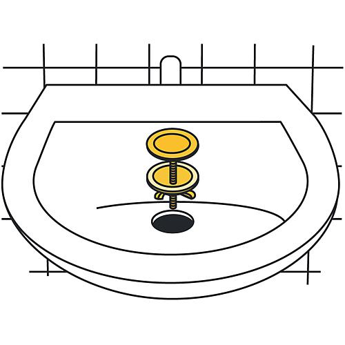 Hahnlockdeckel, schwere Ausführung, ø 50 mm