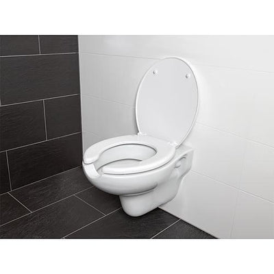 WC-Sitz Elida, Hygiene-Aussparung am Deckel offen