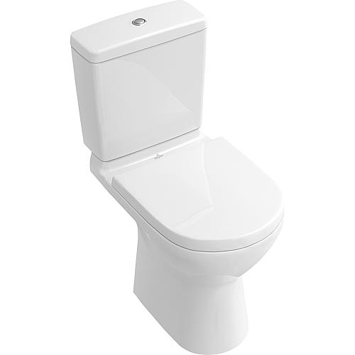Stand-Tiefspül-WC für Kombination, spülrandlos
