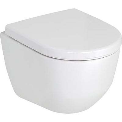 Wand-Tiefspül-WC Pro, erhöht, spülrandlos