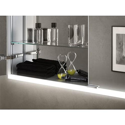 Unterputz LED-Spiegelschrank Emco Prime 2, mit Lichtsteuerrung und Tastdimmer, 600 mm Breite
