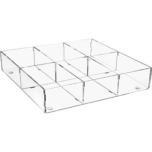 Sortierbox aus Acrylglas