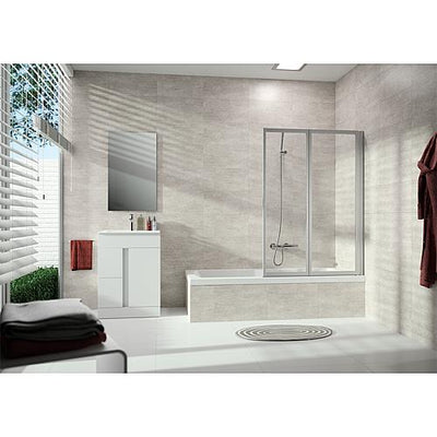 duschkabine: Badewannenaufsatz Combinett, 2 Drehelemente