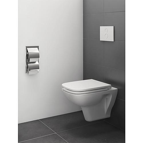 Wand-Tiefspül-WC S20, eckige Form, spülrandlos