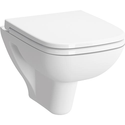 Wand-Tiefspül-WC Compact, eckige Form