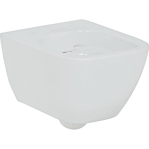 Wand-Tiefspül-WC Smyle Square Compact, spülrandlos