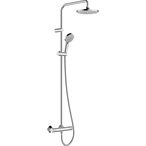 Brause-System Vernis Blend Showerpipe 200 1jet, mit Thermostat