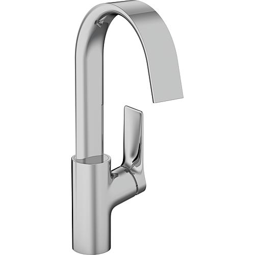 Waschtischmischer Hansgrohe 210 Vivenis, seitliche Betätigung, schwenkbar