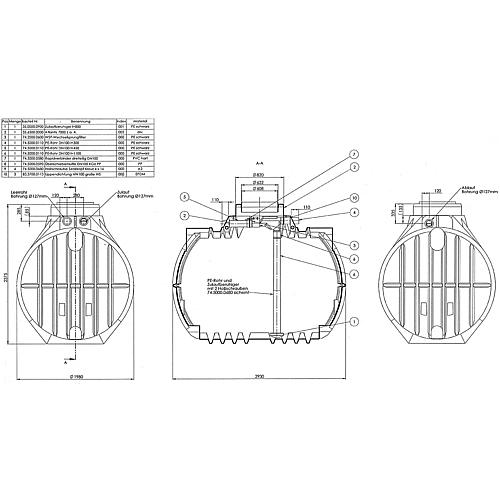 Kunststoff Erdspeicher ET-7000