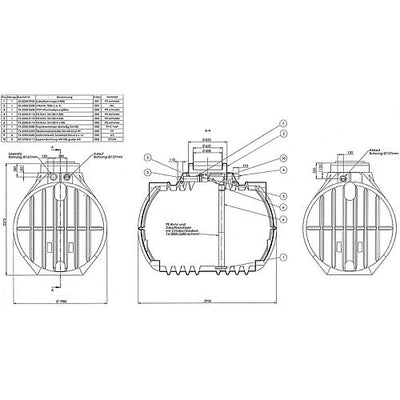Kunststoff Erdspeicher ET-7000