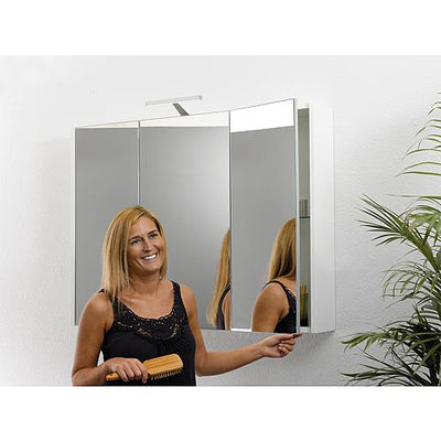 Spiegelschrank mit LED-Beleuchtung, 950 mm Breite